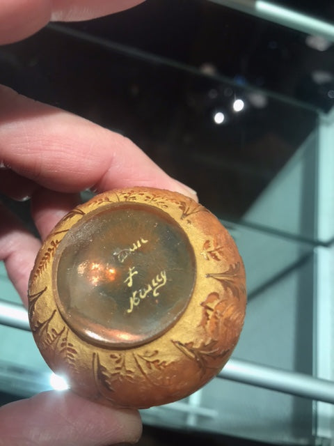 ドームナンシー （ドーム兄弟）ヒナゲシの花のミニチュアール花瓶　杯