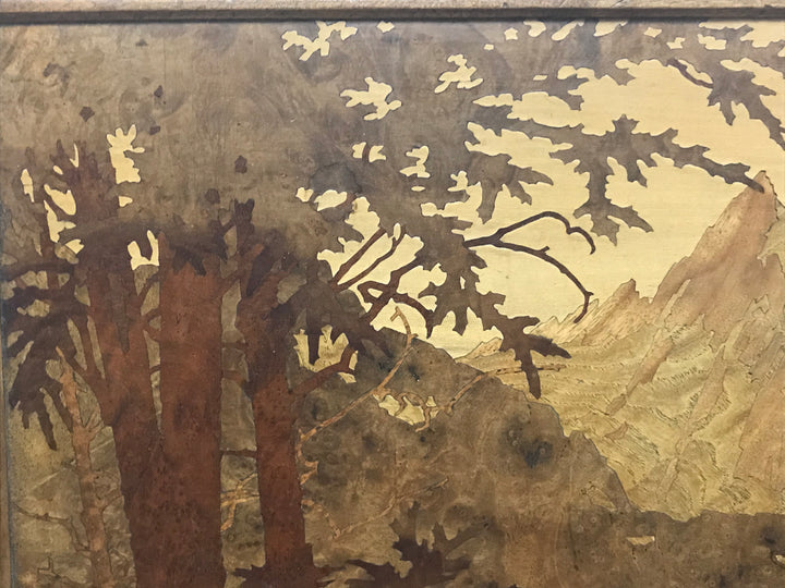 2/21日11:57分に売り切れました。エミールガレ 初期作品 マルケトリ技法を使ったボックス(木製ウッド作品)