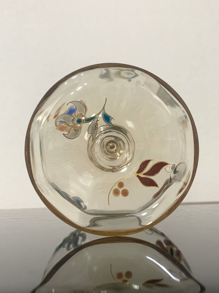 エミールガレ　エナメルガラスの初期作品　花紋クープ2