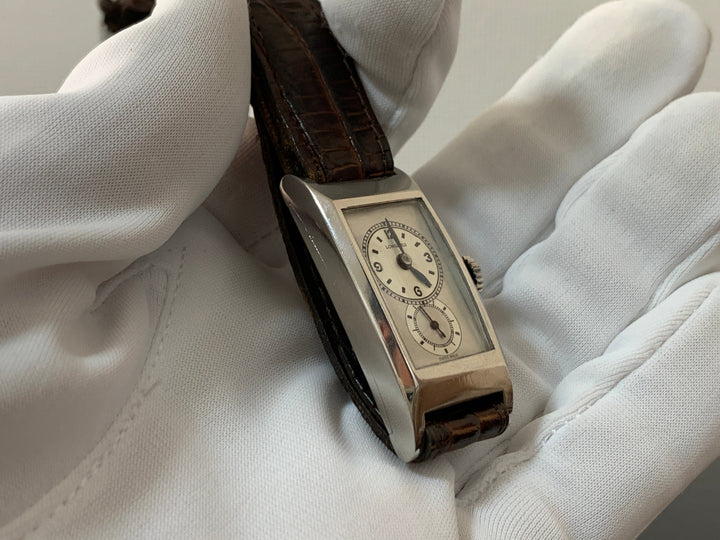 1930年代　ロンジン　レクタンギュラー型　ドクターズウォッチ Cal.9.32　ユニセックス