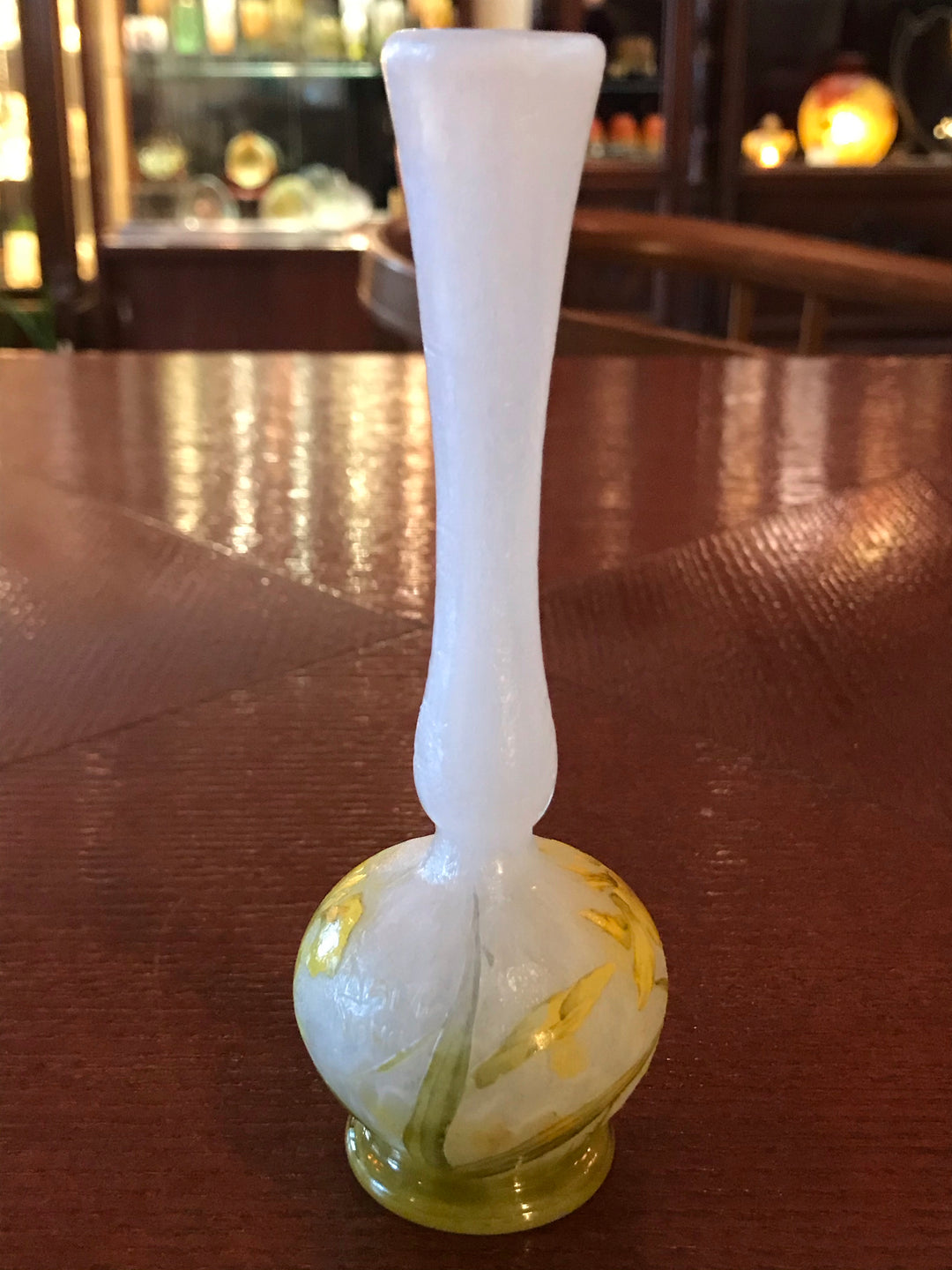 ドーム兄弟（ドームナンシー） 黄色の睡蓮の花 花瓶