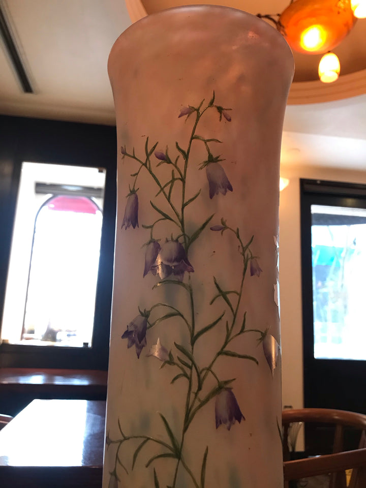 ドーム兄弟（ドームナンシー ）カンパネラの花が描かれた大型花瓶