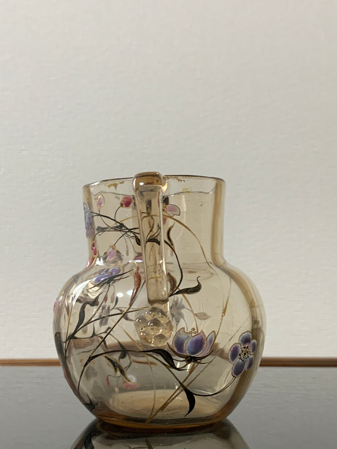 エミールガレ　エナメルガラスを使った初期作品　花紋と昆虫