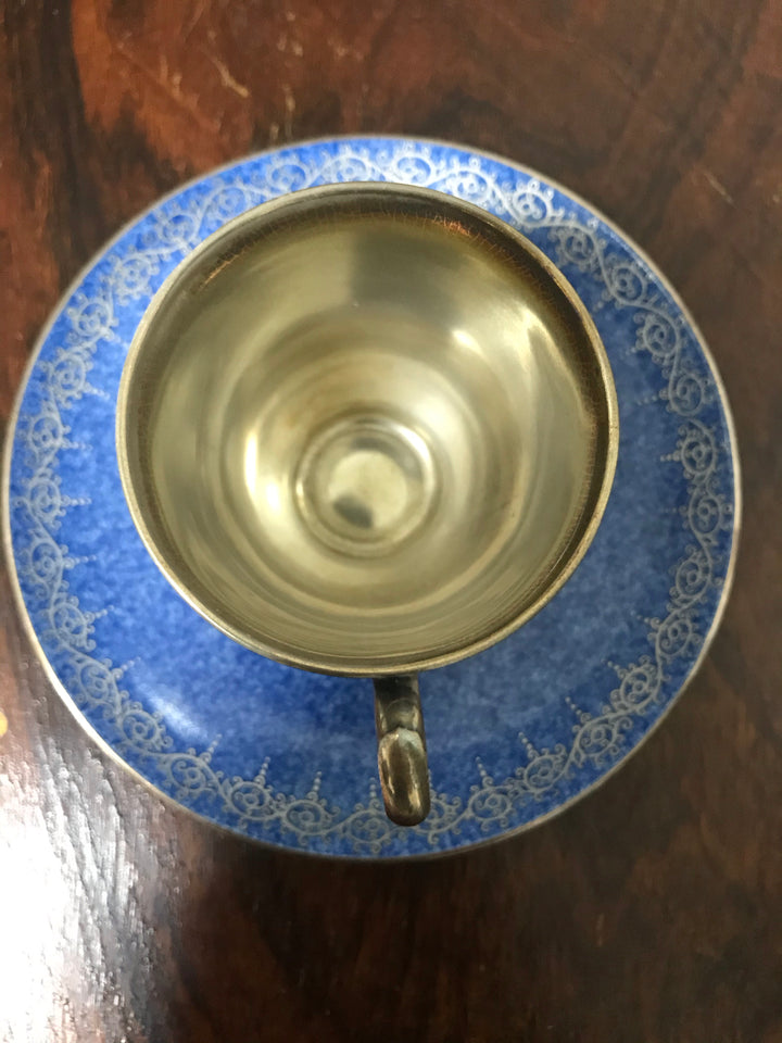 ロイヤルウースター　磁器　デミタスカップとソーサー　1897年頃