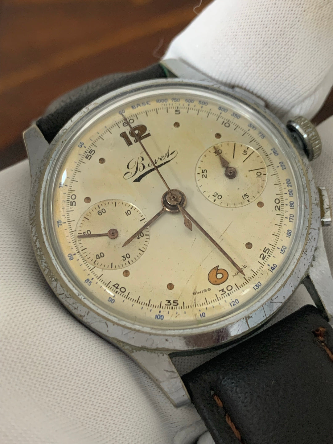 ボヴェ（BOVET）ヴィンテージ　クロノグラフ
