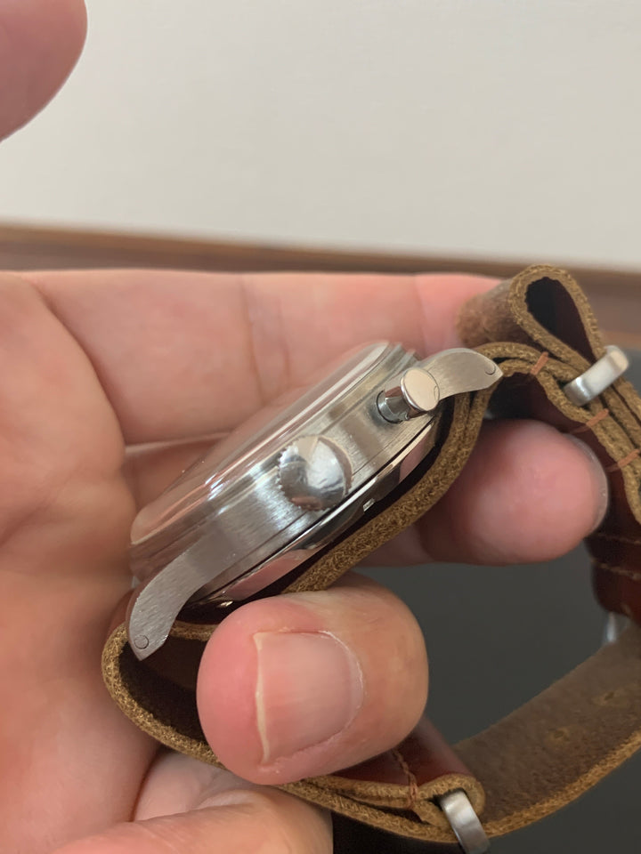 レマニア　イギリス艦隊航空隊クロノグラフ腕時計　ヴィンテージミリタリーウォッチ