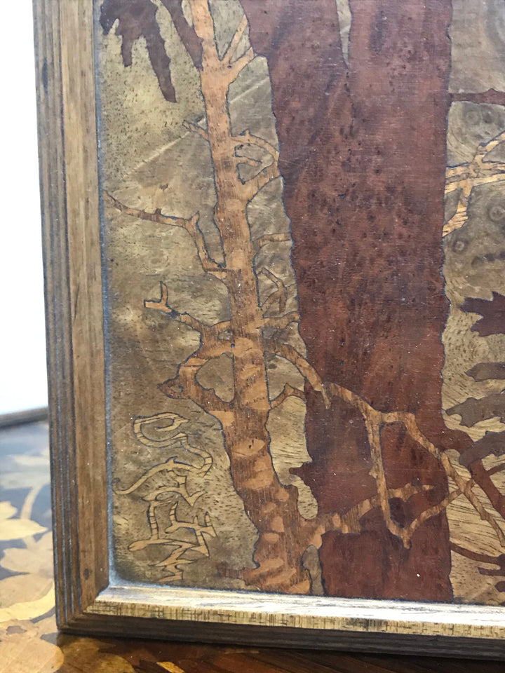 2/21日11:57分に売り切れました。エミールガレ 初期作品 マルケトリ技法を使ったボックス(木製ウッド作品)