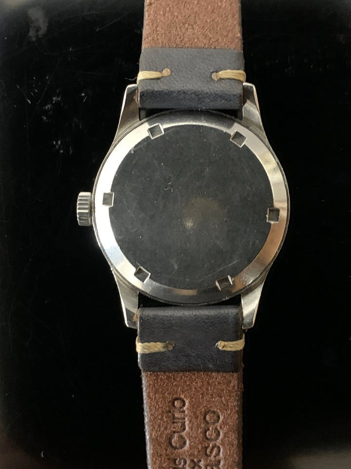 ヴィンテージ　オメガ　スウェーデン向けグレーダイヤル腕時計