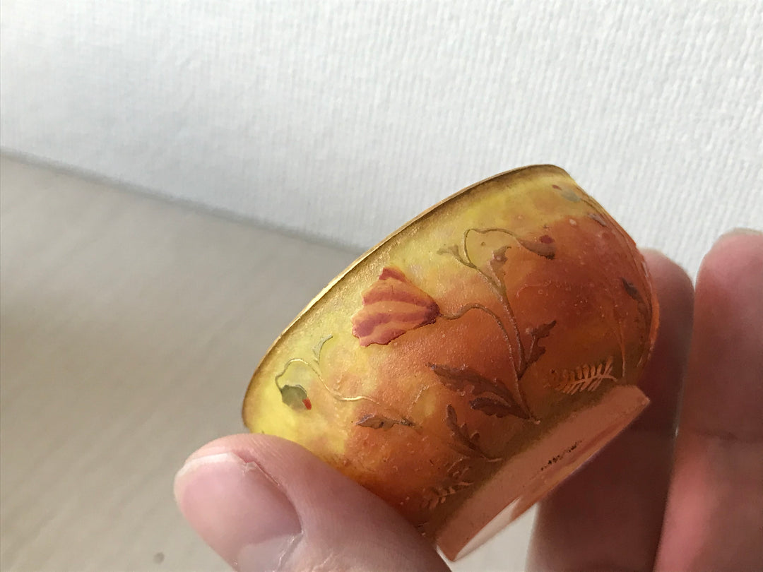 ドームナンシー （ドーム兄弟）ヒナゲシの花のミニチュアール花瓶　杯