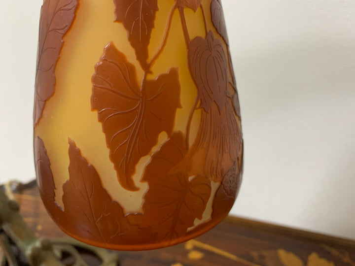 エミールガレ　フクシアの花テーブルのランプ