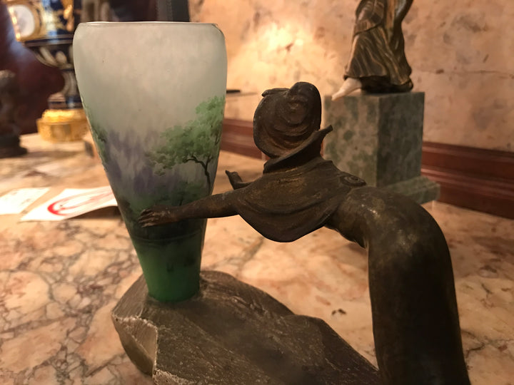 ドーム兄弟（ドームナンシー ）夏の風景のテーブルランプ