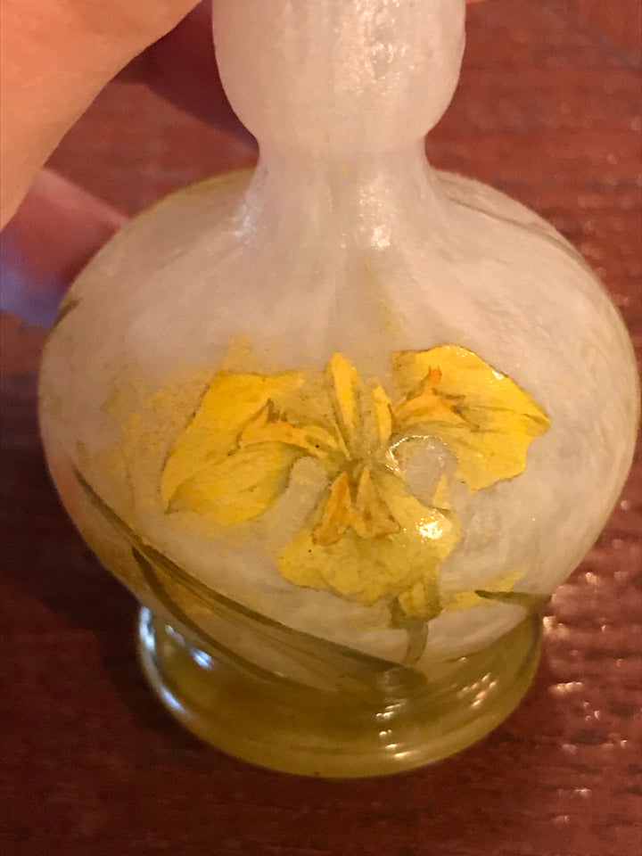 ドーム兄弟（ドームナンシー） 黄色の睡蓮の花 花瓶