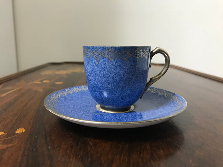 ロイヤルウースター　磁器　デミタスカップとソーサー　1897年頃