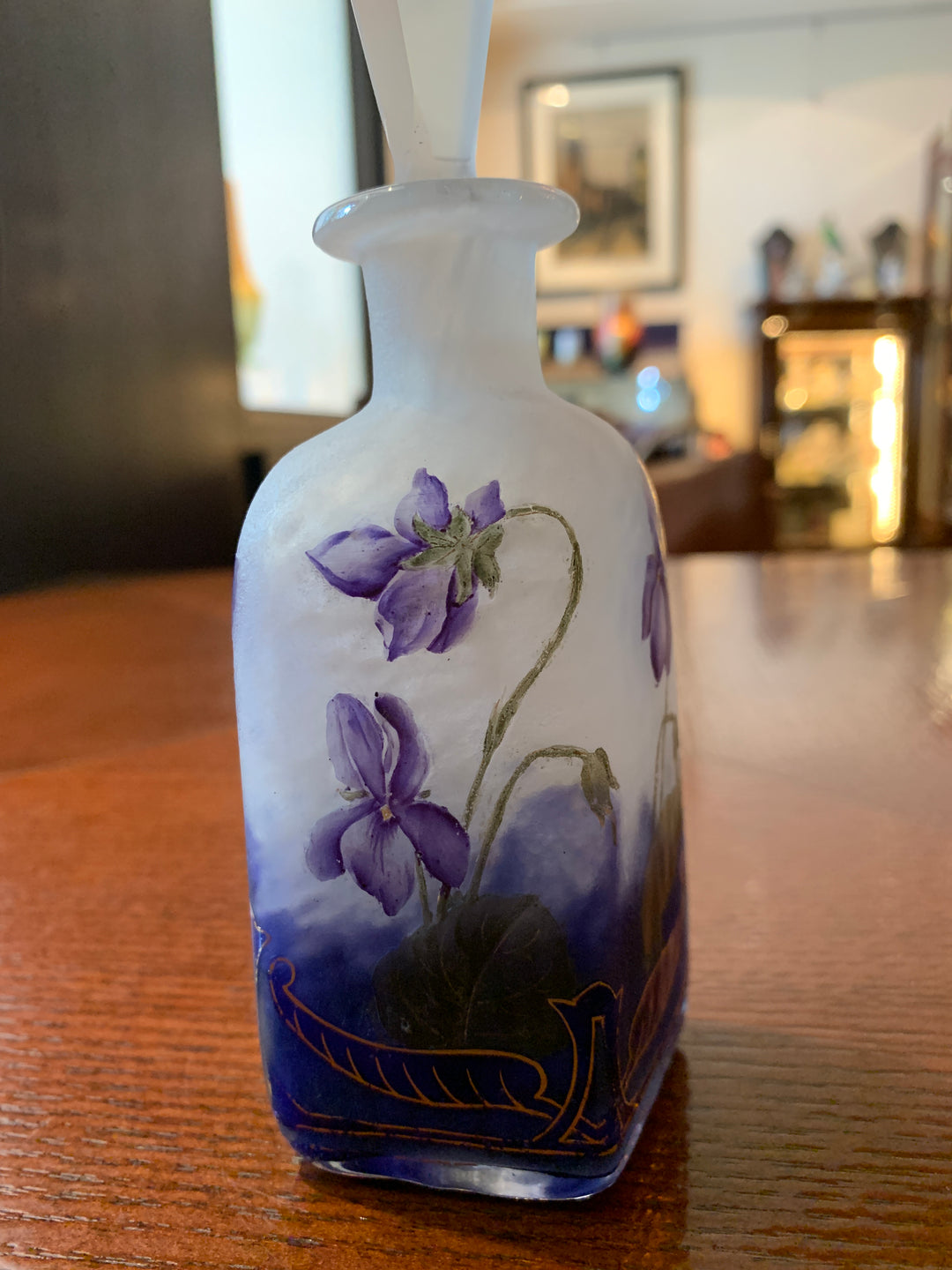 ドーム兄弟（ドームナンシー）スミレの花の香水瓶