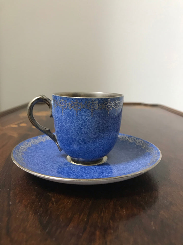 ロイヤルウースター　磁器　デミタスカップとソーサー　1897年頃