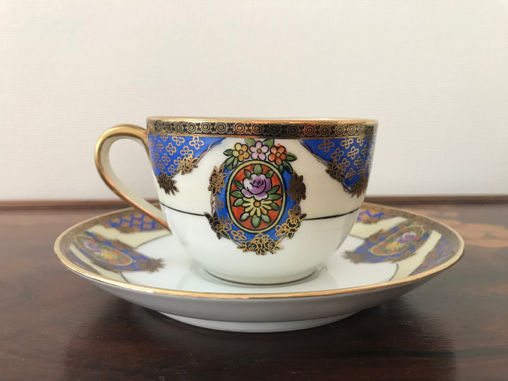 オールドノリタケ　おひとり様ようティーセット