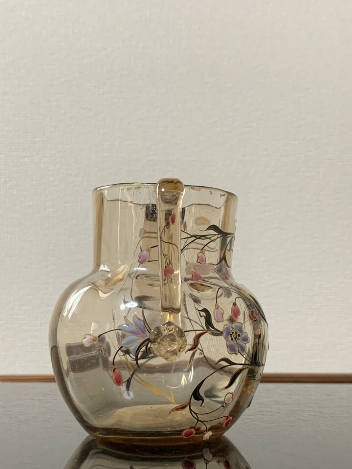 エミールガレ　エナメルガラスを使った初期作品　花紋と昆虫