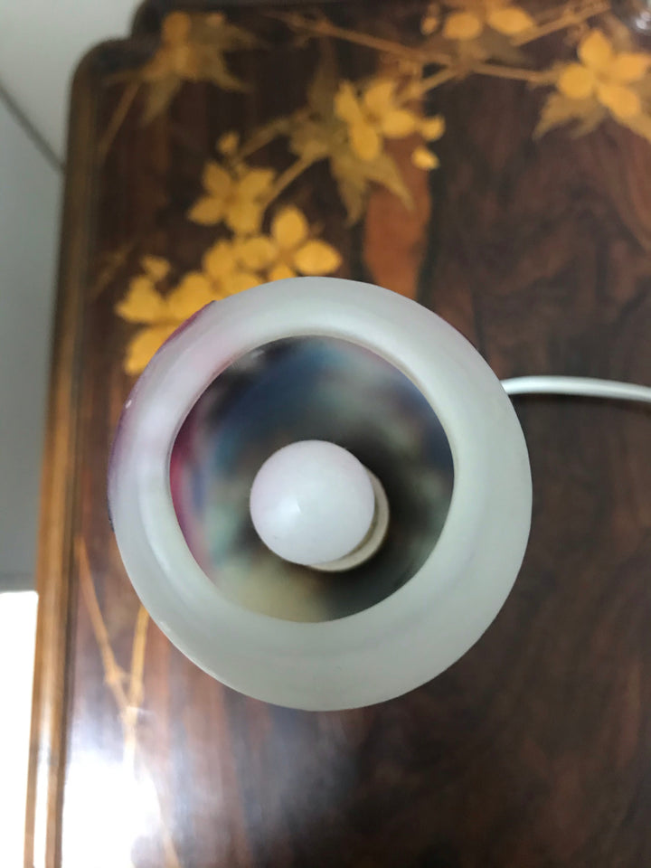 2/15日13:10分に売り切れました！最高峰！ミューラー兄弟　アネモネの花のテーブルランプ（アールヌーボーランプ）