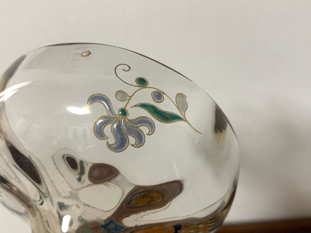 エミールガレ　エナメルガラスの初期作品　花紋クープ2