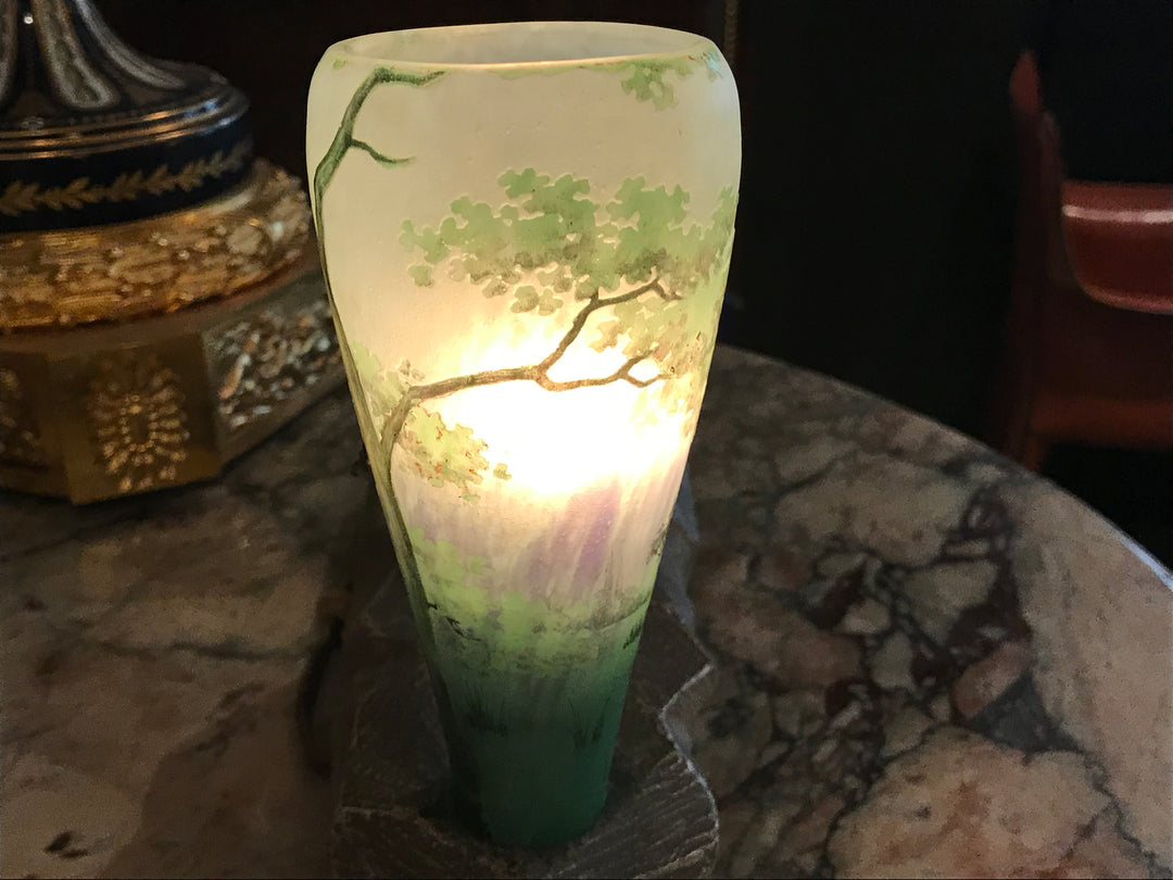 ドーム兄弟（ドームナンシー ）夏の風景のテーブルランプ