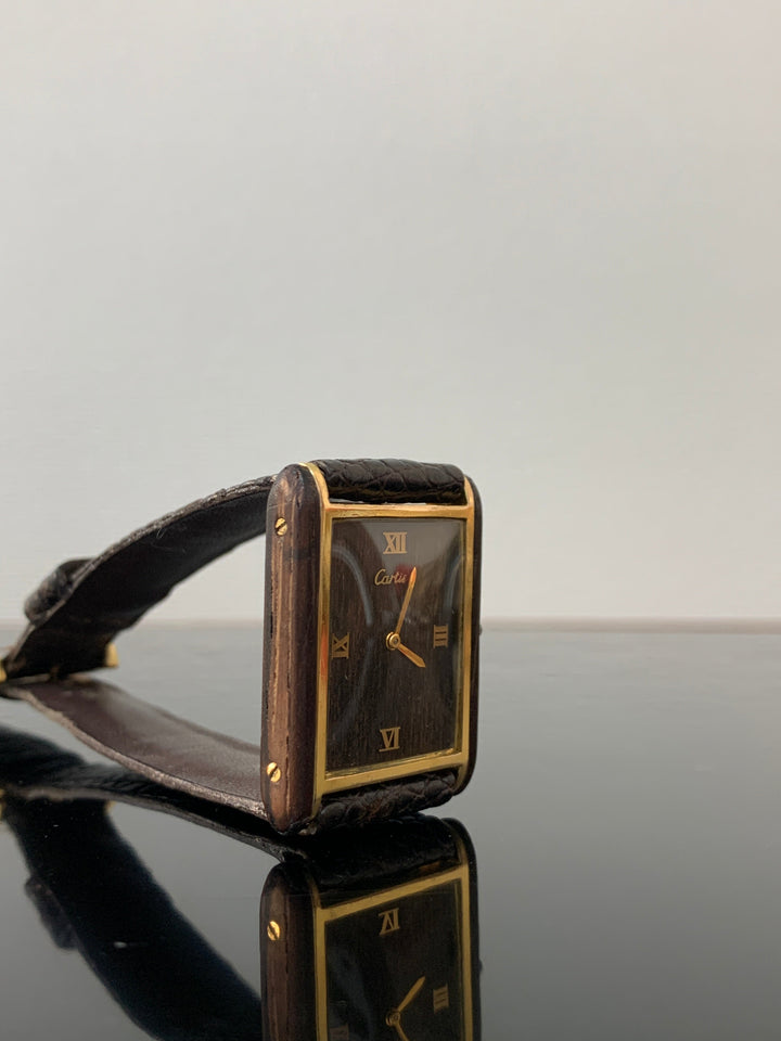 カルティエ　タンク　レクタンギュラー型　18kフィルム　アールデコウォッチ