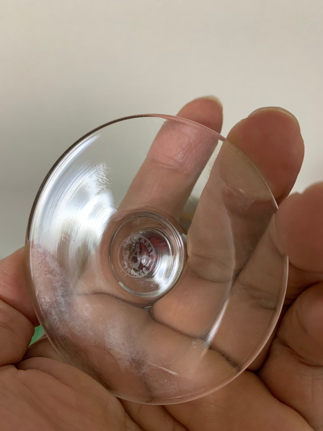 オールドバカラ　メディシス　ワイングラス　アメジスト（レッド）クリスタル