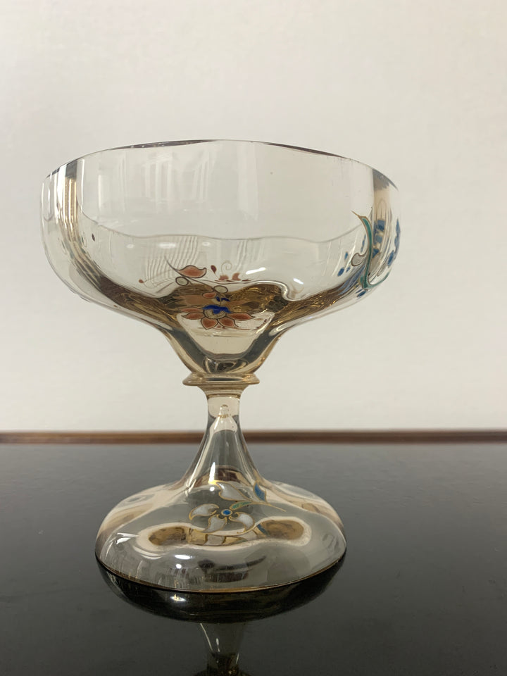 エミールガレ　エナメルガラスの初期作品　花紋クープ2