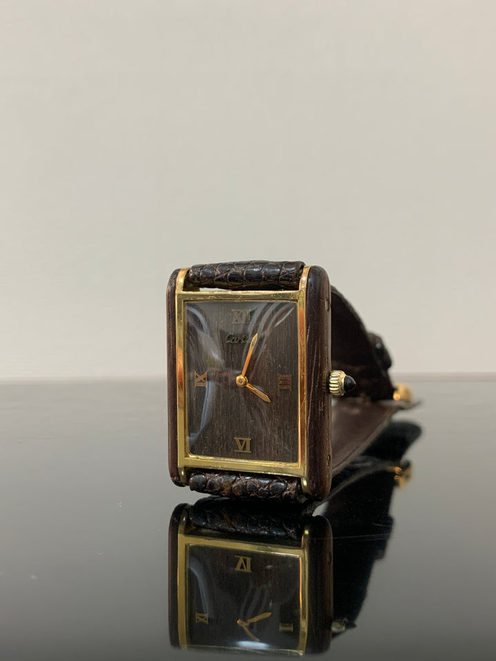 カルティエ　タンク　レクタンギュラー型　18kフィルム　アールデコウォッチ