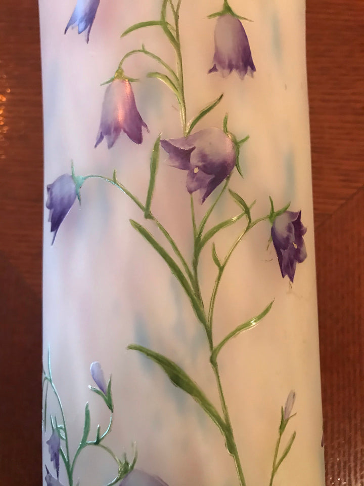 ドーム兄弟（ドームナンシー ）カンパネラの花が描かれた大型花瓶