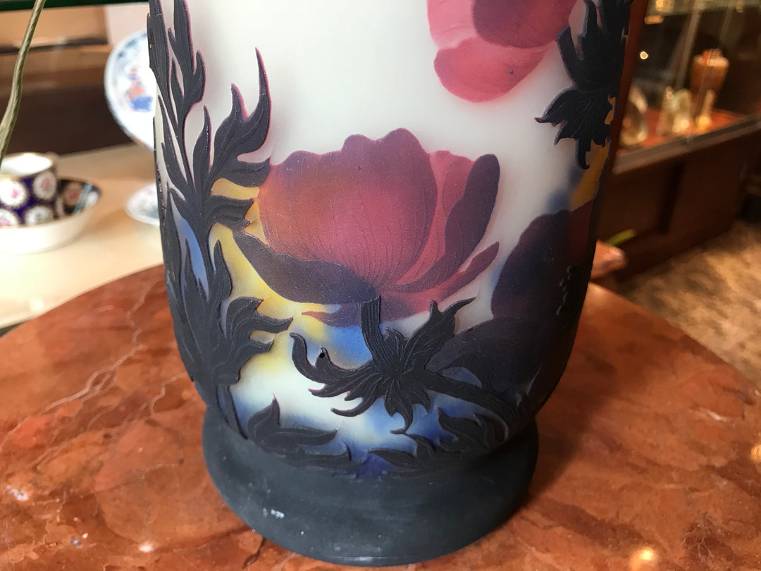 ミューラー兄弟　アネモネの花のテーブルランプ