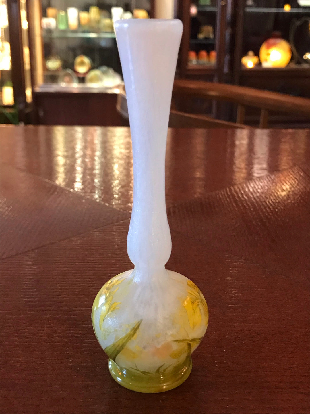 ドーム兄弟（ドームナンシー） 黄色の睡蓮の花 花瓶