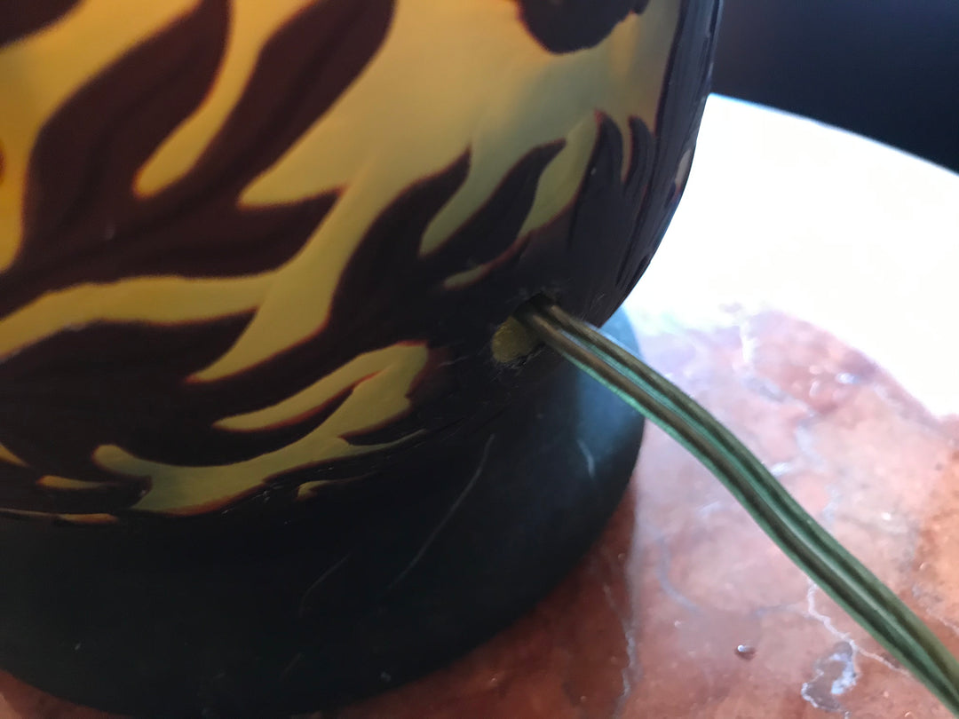 ミューラー兄弟　アネモネの花のテーブルランプ