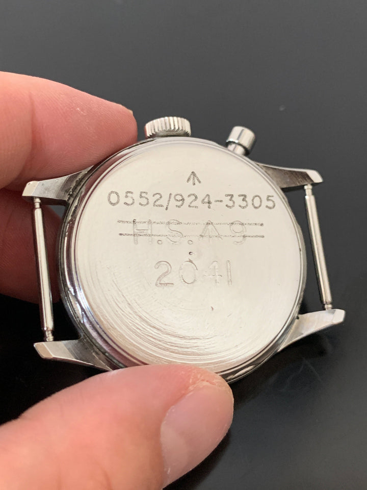 レマニア　イギリス空軍クロノグラフ　ウラン夜光塗料