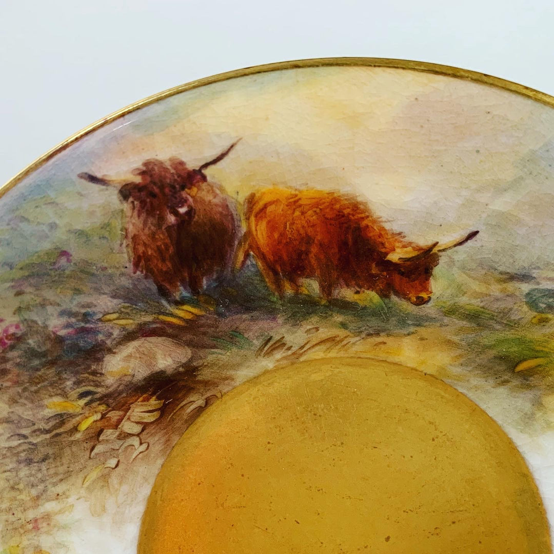 ロイヤルウースター　ハリースティントン作　ハイランド地方の牛