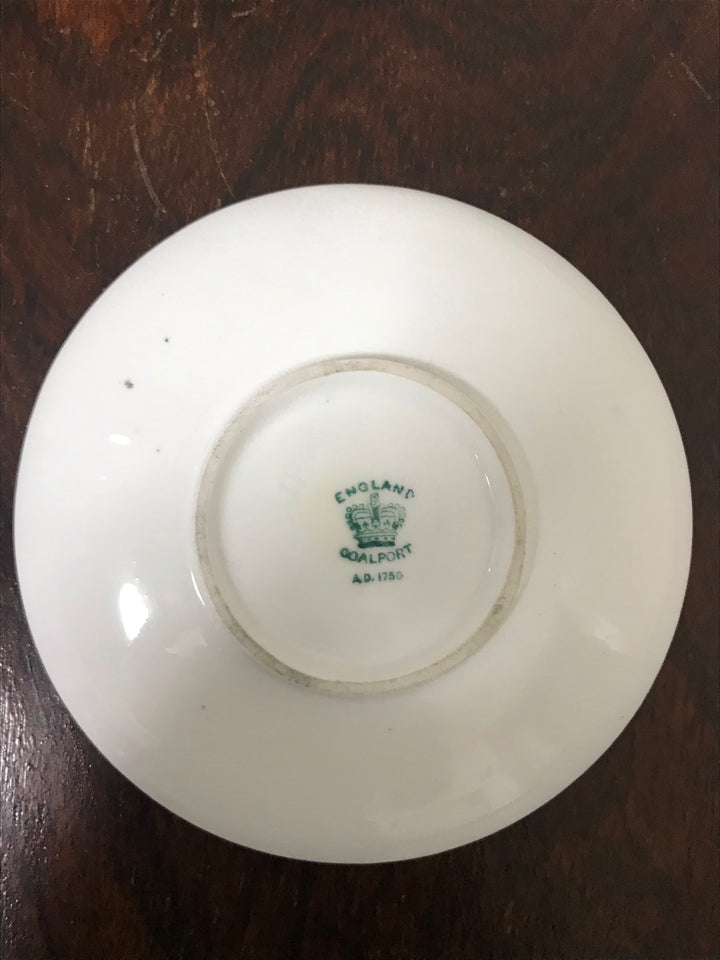 コールポート(COALPORT) ジャポニズム文様（自然と蝶々）のカップ＆ソーサー
