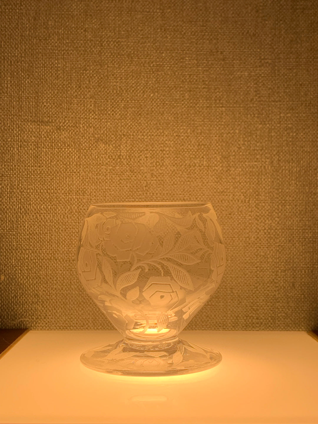 オールドバカラ　フォントネー『薔薇』極小のショットグラス