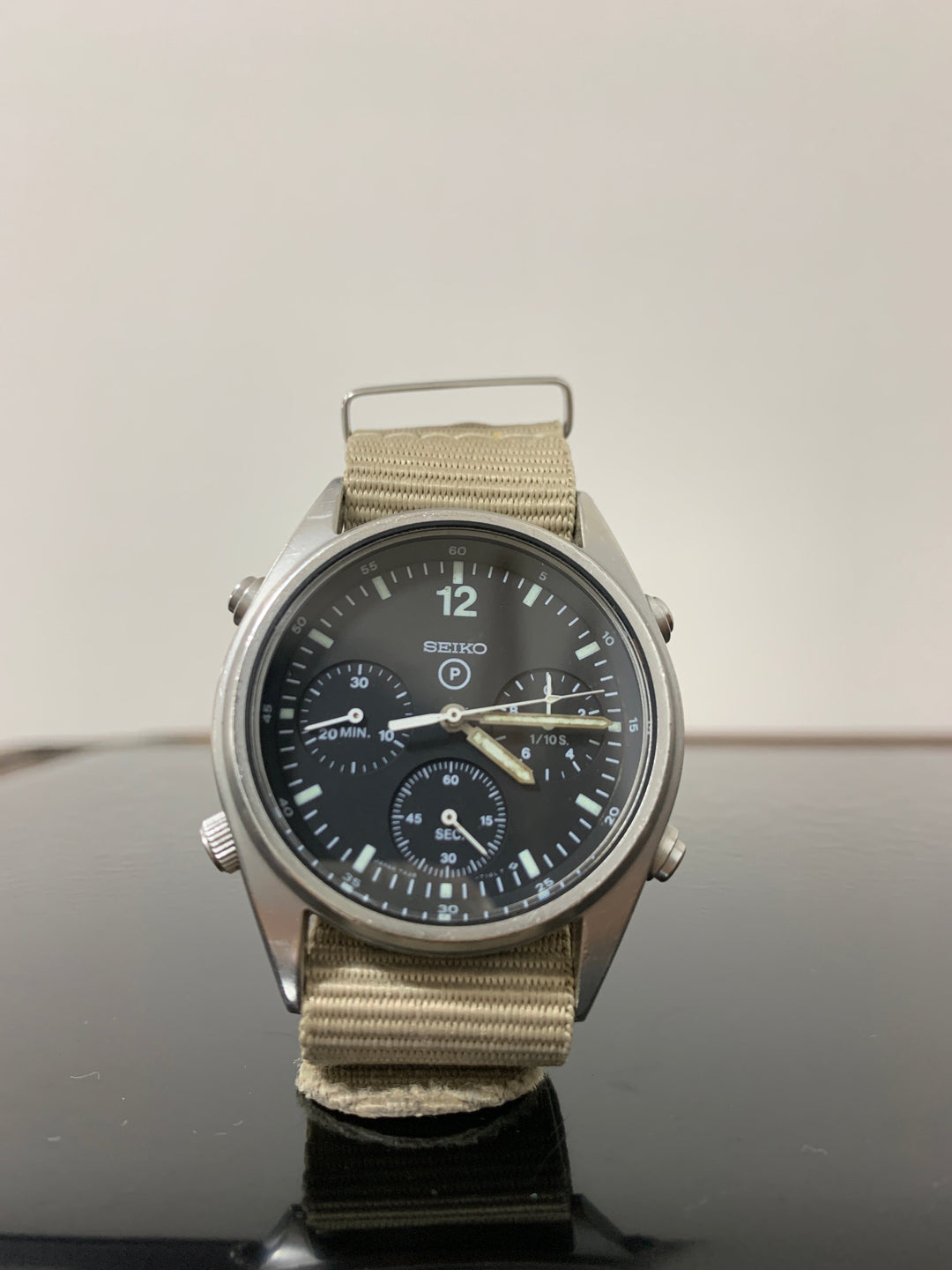 オーバーホール済み　SEIKO イギリス空軍クロノグラフ　GEN1