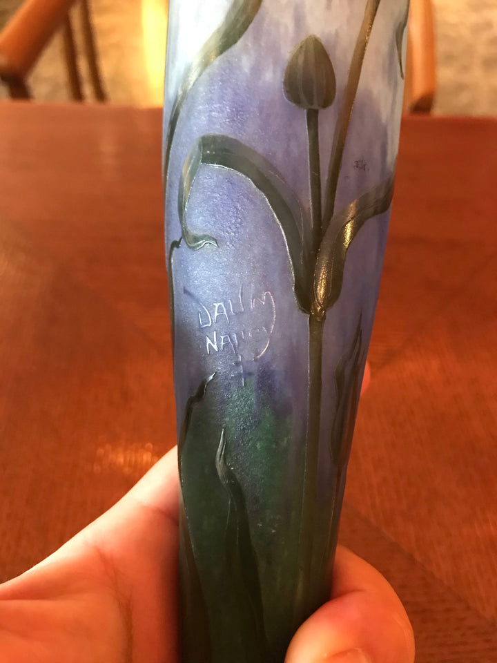 ドーム兄弟　ムギセンノウの花の花瓶のサイン