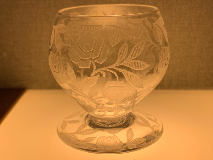 オールドバカラ　フォントネー『薔薇』極小のショットグラス