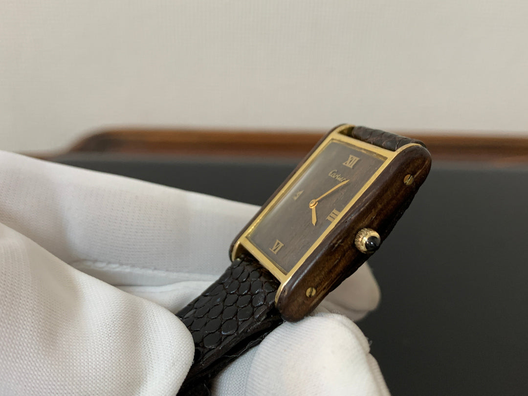 カルティエ　タンク　レクタンギュラー型　18kフィルム　アールデコウォッチ