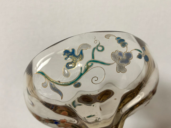 エミールガレ　エナメルガラスの初期作品　花紋クープ2