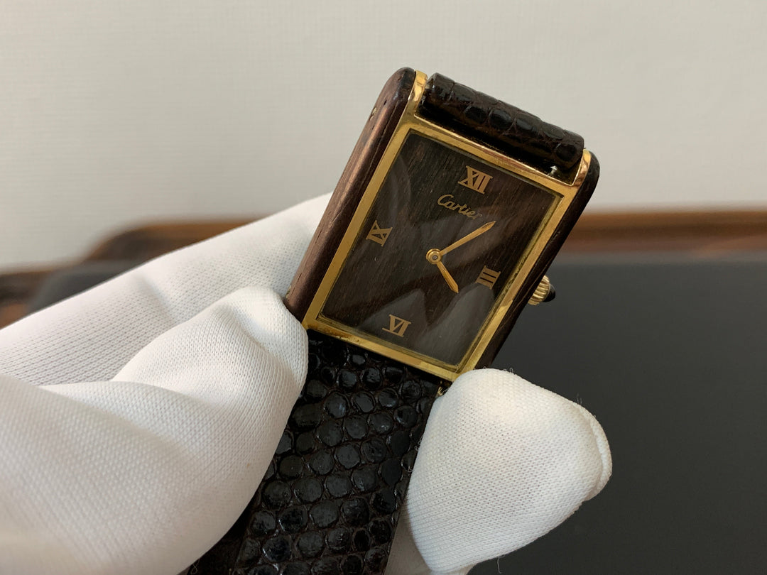 カルティエ　タンク　レクタンギュラー型　18kフィルム　アールデコウォッチ
