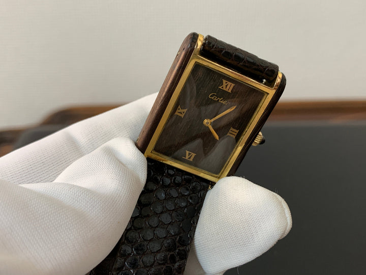 カルティエ　タンク　レクタンギュラー型　18kフィルム　アールデコウォッチ