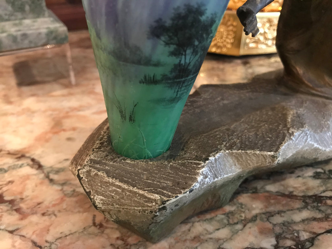 ドーム兄弟（ドームナンシー ）夏の風景のテーブルランプ