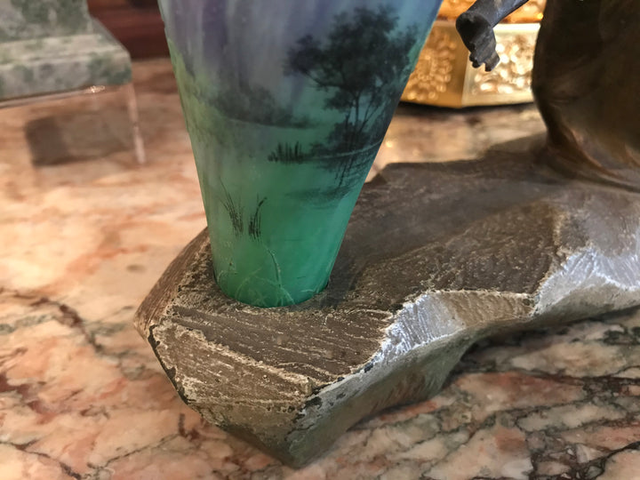 ドーム兄弟（ドームナンシー ）夏の風景のテーブルランプ