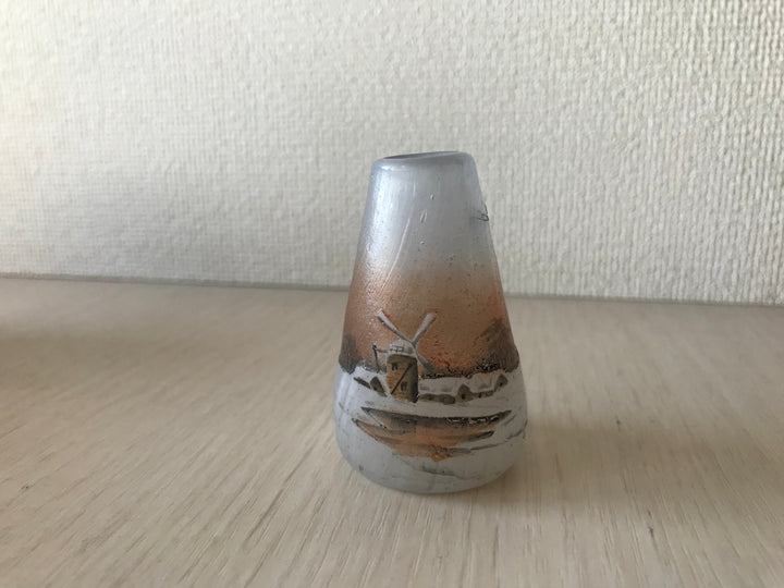 ドームナンシー (ドーム兄弟)オランダの風景と雪景色のミニチュアール　円筒型