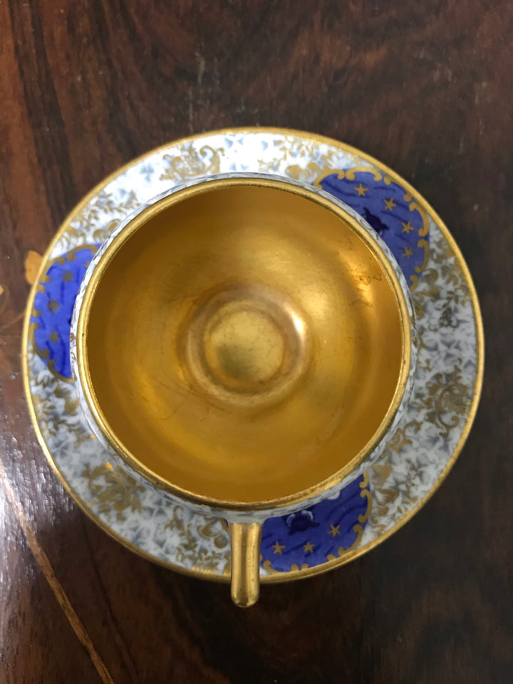 コールポート coalport フクロウのデミタスカップ＆ソーサー