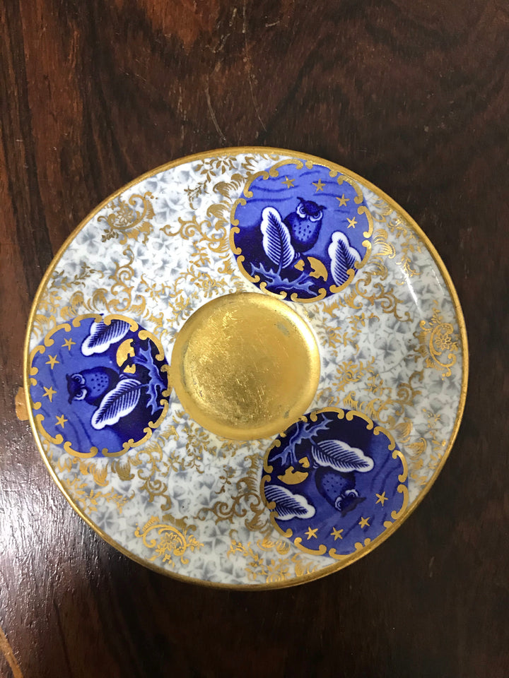 コールポート coalport フクロウのデミタスカップ＆ソーサー