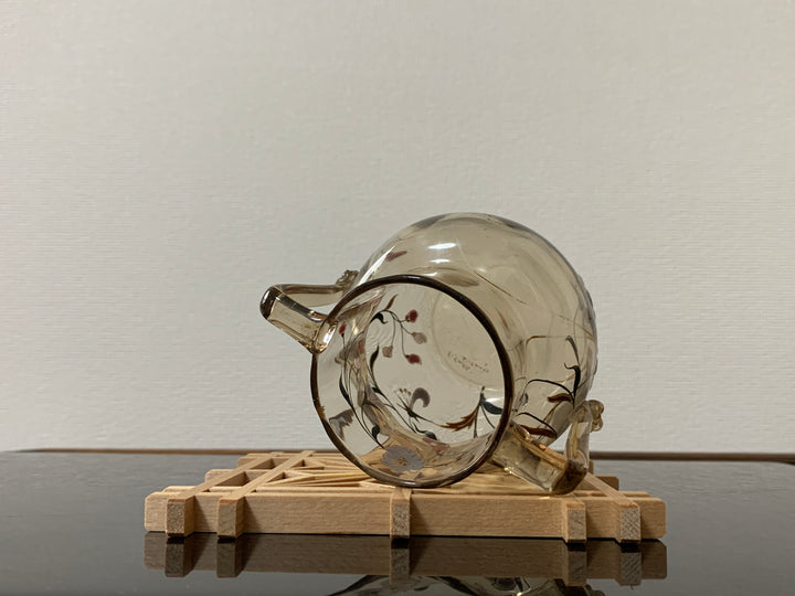 エミールガレ　エナメルガラスを使った初期作品　花紋と昆虫