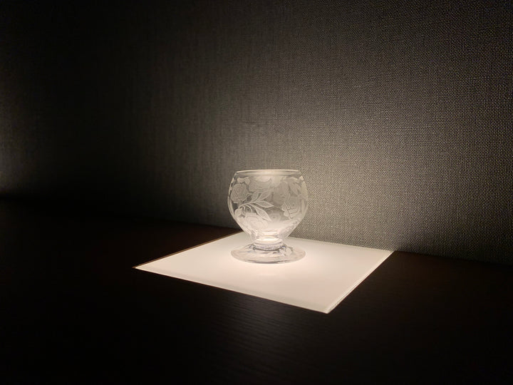 オールドバカラ　フォントネー『薔薇』極小のショットグラス